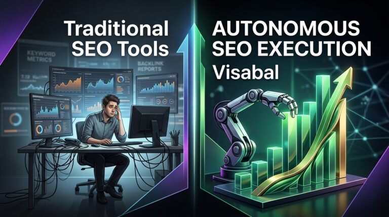 Visabal vs Traditional SEO Tools: Autonomous SEO Execution, Not Another Dashboard
